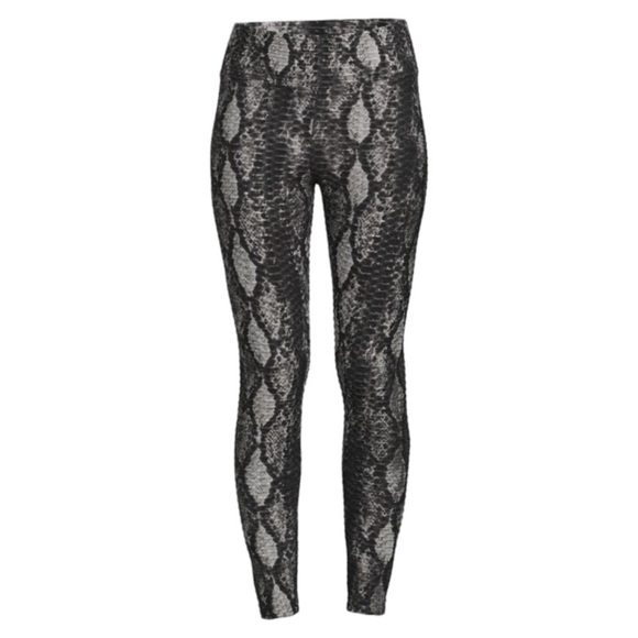 NWT No Boundaries Snake Print Honeycomb Leggings - Picture 2 of 11